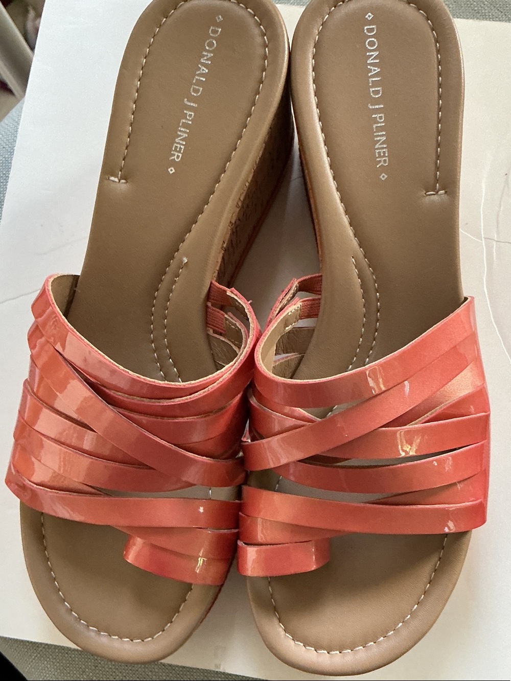 Donald J. Pliner Sheena 2 Coral Slide Sandals